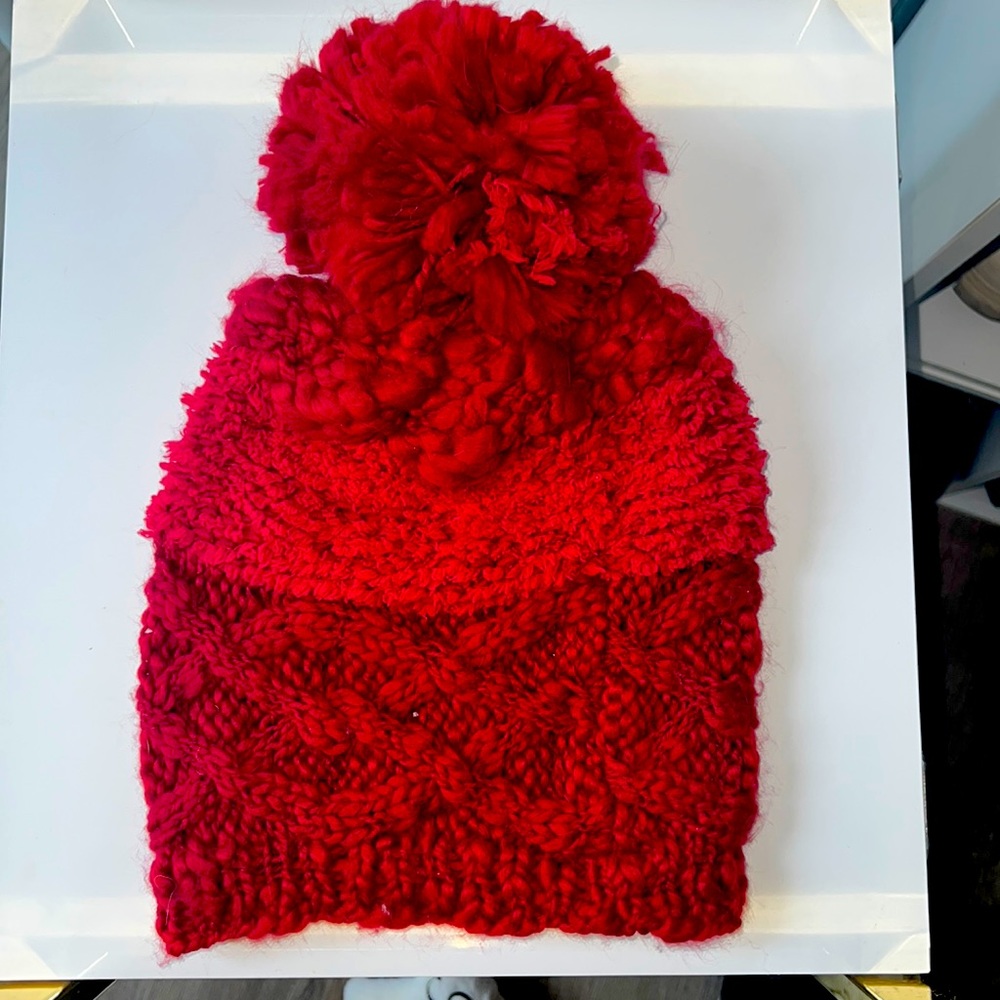 Red beanie